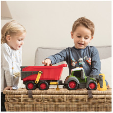 DICKIE ABC Happy Fendt traktors ar piekabi 65cm