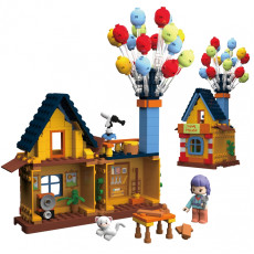 WOOPIE bloki bērniem Lidojošā māja ar baloniem 240 el.