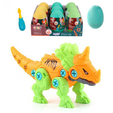 WOOPIE Динозавр для скручивания в яйце цератопс строительный комплект + отвертка