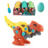 WOOPIE Динозавр для скручивания в яйце Тираннозавр Строительный комплект + Отвертка