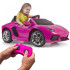 FEBER Lamborghini Aventador Pink elektromobilis 6V 3+