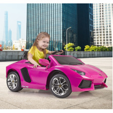 FEBER Lamborghini Aventador Pink elektromobilis 6V 3+