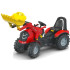 Rolly Toys Педальный трактор X-Track с ведром Бесшумные колеса PREMIUM 3-10 лет