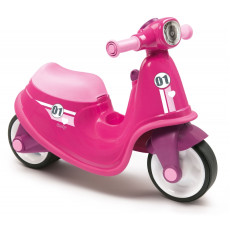Smoby Pink Rider motorolleris Klusie riteņi Rozā Motorolleris