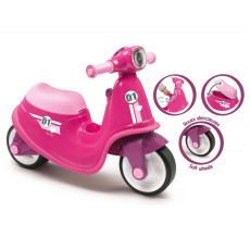 Smoby Pink Rider motorolleris Klusie riteņi Rozā Motorolleris