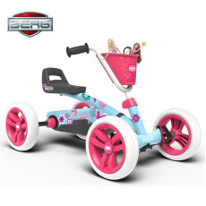BERG pedālis Go-Kart Buzzy Bloom Silent Wheels 2-5 gadi līdz 30 kg