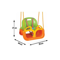 WOOPIE Šūpoles Šūpoles 3in1 Oranžas