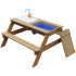 AXI Emily Стол для пикника со скамейкой и умывальником для смесителей и контейнеров для воды / песка