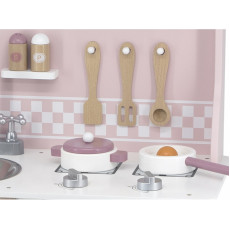VIGA PolarB Деревянная кухня с аксессуарами Серебро - Розовый