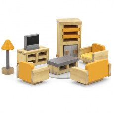 VIGA PolarB Кукольный дом Мебельный набор Салон