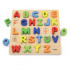 Обучающая головоломка Деревянный пазл Алфавит Буквы Viga Игрушки
