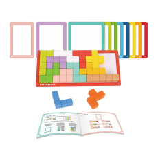 Takey Rotaļlietu puzzle Tetris Bricks 10 Grūtības līmeņi 22 el.