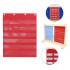 MasterKidz Подвесной орган с карманайзерами для книг и картинок Red