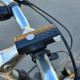 USB LED priekšējais + aizmugurējais velosipēda lukturis (18670)