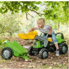 Traktor Rolly Toys Deutz-Fahr Kid z przyczepką
