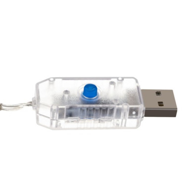 138 LED USB Krāsainu lampiņu virtene Cold white (19744)