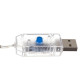 Рождественская гирлянда 136 LED USB Cold White (19740)
