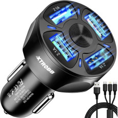 Xtrobb Charger 4x USB + Cable (19907)