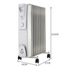 Eļļas radiators Comfort 2000W (21296)