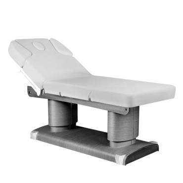 Apsildāms kosmētikas krēsls / SPA kušete Azzurro 838A Grey