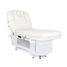 Косметологическая SPA кушетка Azzurro 379 Exclusive White с подогревом