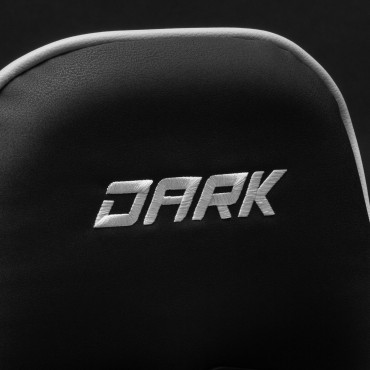 Spēļu datorkrēsls Dark Black/White (143054)