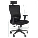 Офисное кресло Comfort 32H Black (133335)