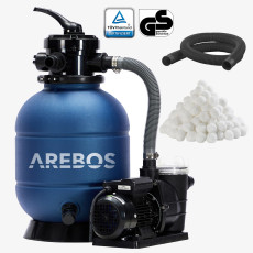 Arebos smilšu filtru sistēma un filtru bumbiņas (28632)