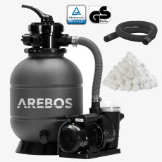 Arebos smilšu filtru sistēma un filtru bumbiņas (28618)