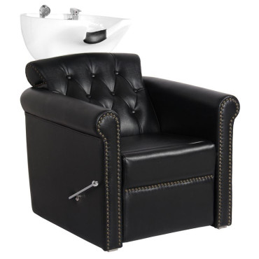 Мойка с креслом Gabbiaano Berlin Lux Black (8212)