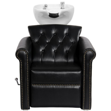 Мойка с креслом Gabbiaano Berlin Lux Black (8212)