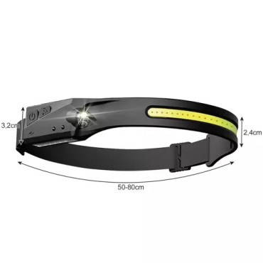 USB LED headlamp Trizand (21652)