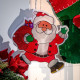LED kulonu gaismas Ziemassvētku rotājumi Santa ar dāvanām