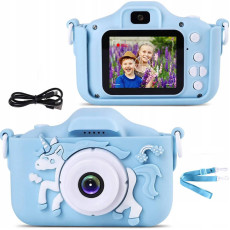 Bērnu digitālā kamera Blue x5 Unicorn