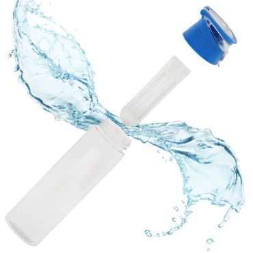 Ūdens pudele ar augļu ieliktni 800ml zila
