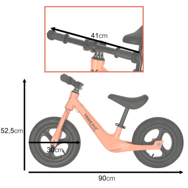 Trike Fix Active X2 velosipēds krosam oranžā krāsā