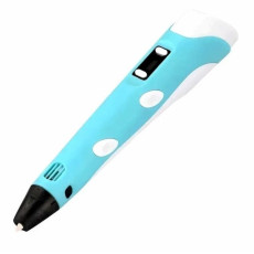 3D Ручка (3D Pen) PE12 + Refills + Адаптер Blue