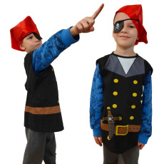 Pirātu jūrnieka karnevāla kostīms 3-8 gadi