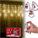 LED Ziemassvētku eglīte attēlu aizkaru gaismas 3m 10 USB spuldzes