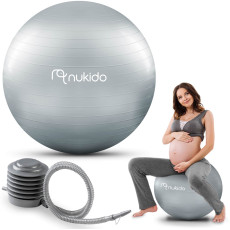 Мяч для беременных для аэробики 65 см NS-951 Серый