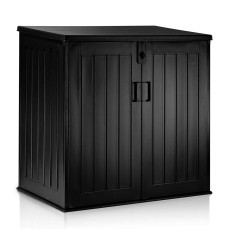 Садовый ящик для хранения 116 x 112,5 x 71 см 775 литров черный