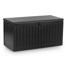 Садовый ящик для хранения 109 x 51 x 55 см 270 литров черный