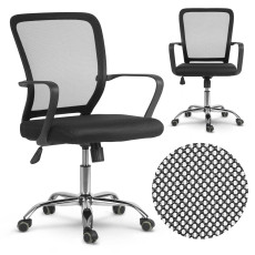 Офисное кресло с микросеткой вращающееся Sofotel Diran черное