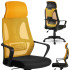 Офисное кресло с микросеткой Praga - желтый
