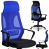 Офисный стул с микросеткой Прага - синий