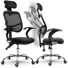 Офисное кресло из микросетки Sofotel Riga черное