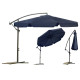 Parasol ogrodowy składany 8 segmentów granatowy  350cm