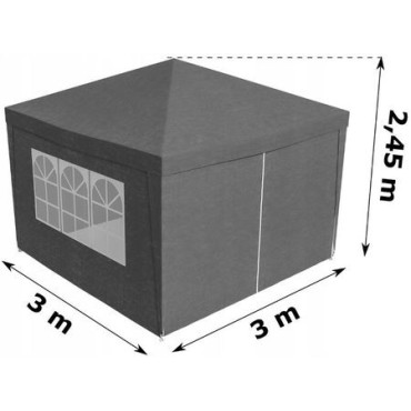 Dārza nojume 3x3m (5324)