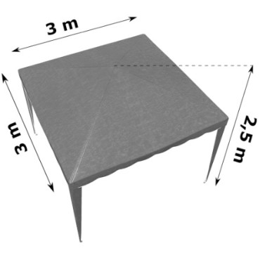 Садовый тент 3x3м (15317)