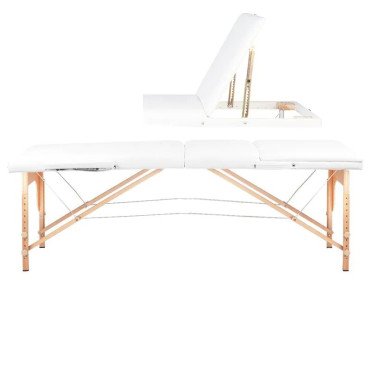 Складной массажный стол Comfort 3 секции White